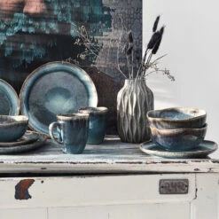 Geschirr-Set 16-tlg. HILDA In Dunkelblau -Home Decoration&Supplies butlers geschirr set 16 tlg hilda in dunkelblau 19