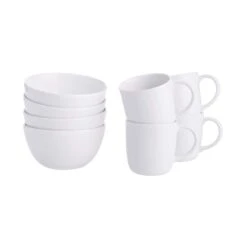 Geschirr-Set 8-tlg. NATIVE In Weiß