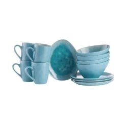 Geschirr-Set Zum Frühstück 12-tlg. DE LA ROYA In Blau
