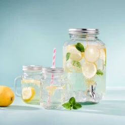 Getränkespender 3,5 L REFRESH In Transparent -Home Decoration&Supplies butlers getrankespender 3 5 l refresh in transparent 10