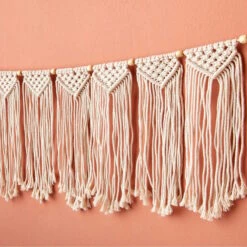 Girlande Länge 200cm MACRAMÉ In Creme -Home Decoration&Supplies butlers girlande lange 200cm macrame in creme 3
