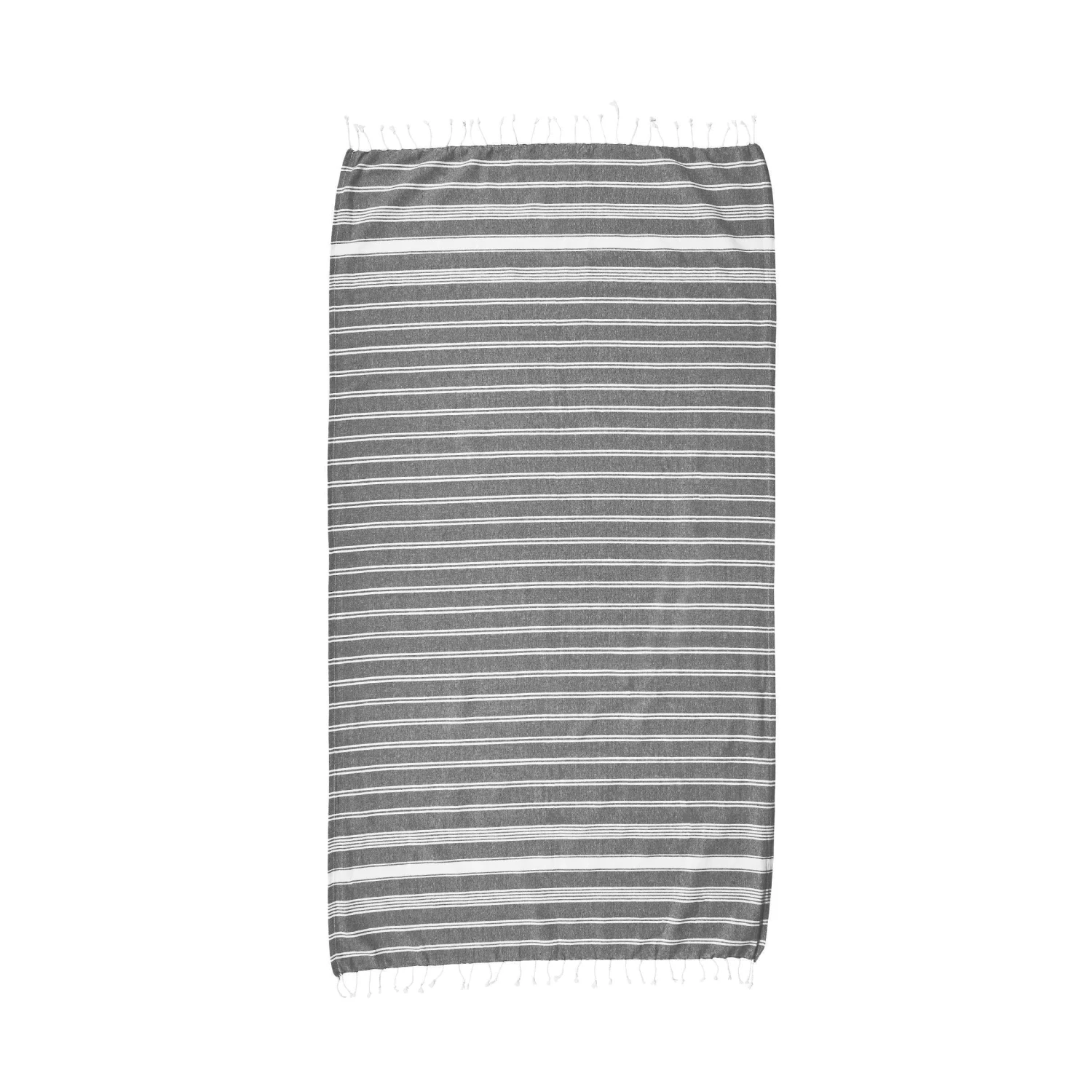 Hamamtuch L 170 X B 90cm SURFSIDE In Anthrazit 5 Hamamtuch L 170 X B 90cm SURFSIDE In Anthrazit – Bild 3