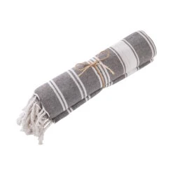 Hamamtuch L 170 X B 90cm SURFSIDE In Anthrazit 11 Hamamtuch L 170 X B 90cm SURFSIDE In Anthrazit -Home Decoration&Supplies butlers hamamtuch l 170 x b 90cm surfside in anthrazit 3