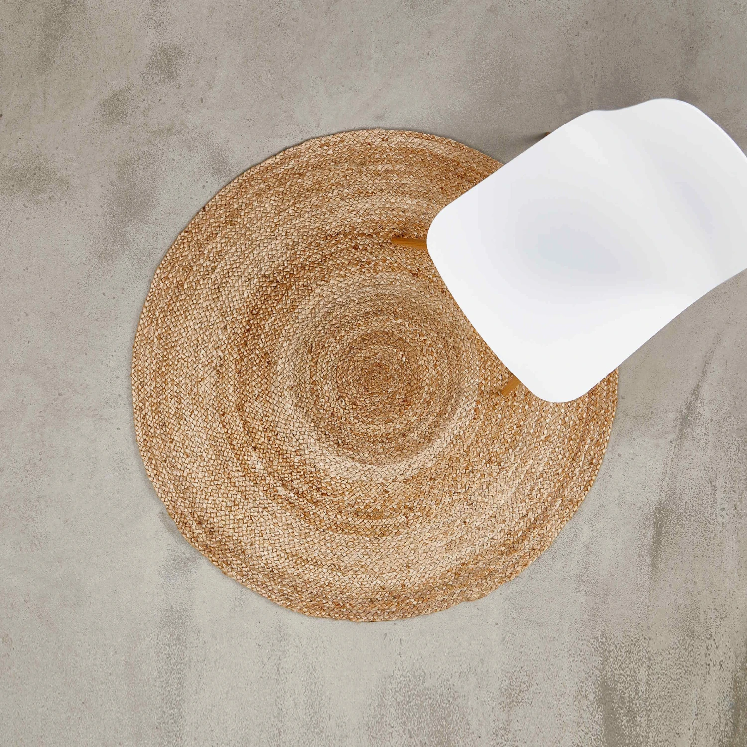 Hanf-Teppich Ø110cm ALL NATURE In Natur 7 Hanf-Teppich Ø110cm ALL NATURE In Natur – Bild 5