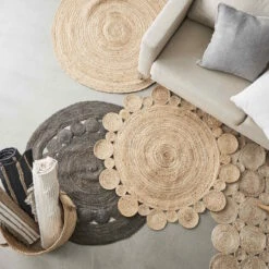 Hanf-Teppich Ø110cm ALL NATURE In Natur 18 Hanf-Teppich Ø110cm ALL NATURE In Natur -Home Decoration&Supplies butlers hanf teppich o110cm all nature in natur 7