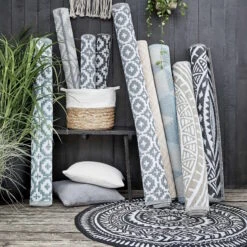 In- & Outdoor-Teppich Ethno L 150 X B 90cm COLOUR CLASH In Grau -Home Decoration&Supplies butlers in and outdoor teppich ethno l 150 x b 90cm colour clash in grau 5