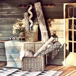 In- & Outdoor-Teppich Ethno L 150 X B 90cm COLOUR CLASH In Grau -Home Decoration&Supplies butlers in and outdoor teppich ethno l 150 x b 90cm colour clash in grau 7