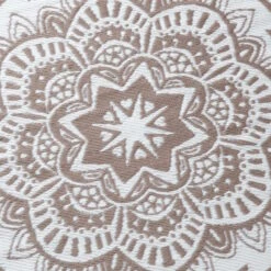 In- & Outdoor-Teppich Flora Ø150cm COLOUR CLASH In Natur-Weiß -Home Decoration&Supplies butlers in and outdoor teppich flora o150cm colour clash in natur weiss 5