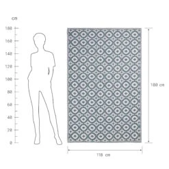 In- & Outdoor-Teppich Mosaik L 180 X B 118cm COLOUR CLASH In Salbei -Home Decoration&Supplies butlers in and outdoor teppich mosaik l 180 x b 118cm colour clash in salbei 2