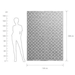 In- & Outdoor-Teppich Mosaik L 200 X B 150cm COLOUR CLASH In Taupe -Home Decoration&Supplies butlers in and outdoor teppich mosaik l 200 x b 150cm colour clash in taupe 3