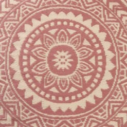 In- & Outdoor-Teppich Ø118cm COLOUR CLASH In Hellrot-Creme -Home Decoration&Supplies butlers in and outdoor teppich o118cm colour clash in hellrot creme 4