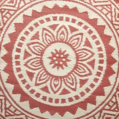 In- & Outdoor-Teppich Ø150cm COLOUR CLASH In Hellrot-Creme -Home Decoration&Supplies butlers in and outdoor teppich o150cm colour clash in hellrot creme 3