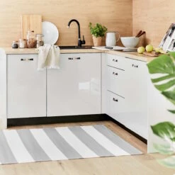 In- & Outdoor-Teppich Streifen L 180 X B 120cm COLOUR CLASH In Grau -Home Decoration&Supplies butlers in and outdoor teppich streifen l 180 x b 120cm colour clash in grau 7