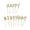 Kerzen Set HAPPY BIRTHDAY In Gold -Home Decoration&Supplies butlers kerzen set happy birthday in gold