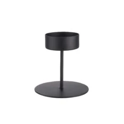 Kerzenhalter Für Maxi Teelicht Höhe 10cm HIGHLIGHT In Schwarz