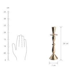 Kerzenhalter-Set 2-tlg. BOHO LOVE In Gold -Home Decoration&Supplies butlers kerzenhalter set 2 tlg boho love in gold 3