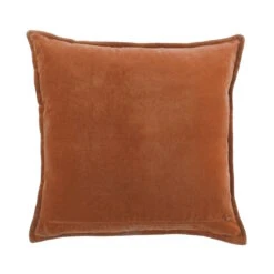 Kissen L 45 X B 45cm COTTON VELVET In Hellbraun -Home Decoration&Supplies butlers kissen l 45 x b 45cm cotton velvet in hellbraun 2