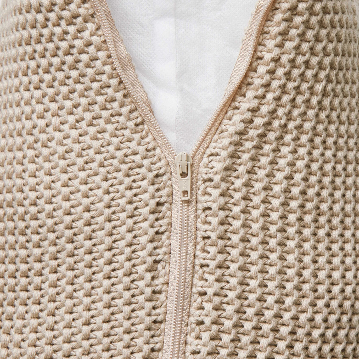 Kissen L 50 X B 50cm AVA In Taupe 7 Kissen L 50 X B 50cm AVA In Taupe – Bild 5