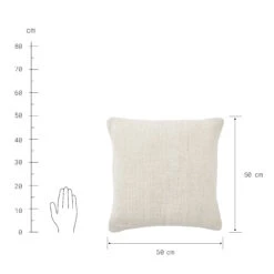 Kissen L 50 X B 50cm FENJA In Beige -Home Decoration&Supplies butlers kissen l 50 x b 50cm fenja in beige 2
