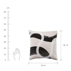 Kissen L 50 X B 50cm JAPANDI In Natur -Home Decoration&Supplies butlers kissen l 50 x b 50cm japandi in natur 2