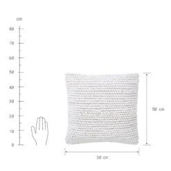 Kissen L 50 X B 50cm KALEA In Beige -Home Decoration&Supplies butlers kissen l 50 x b 50cm kalea in beige 2