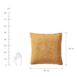 Kissen L 50 X B 50cm MILAINE In Gelb -Home Decoration&Supplies butlers kissen l 50 x b 50cm milaine in gelb 2