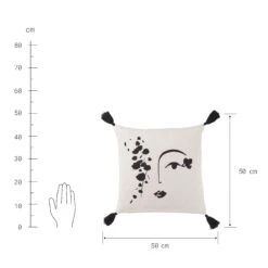 Kissen Line Art L 50 X B 50cm MUSE In Natur-Schwarz 10 Kissen Line Art L 50 X B 50cm MUSE In Natur-Schwarz -Home Decoration&Supplies butlers kissen line art l 50 x b 50cm muse in natur schwarz 3
