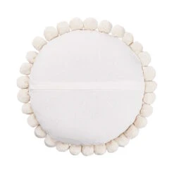 Kissen Ø45cm DAISY In Weiß -Home Decoration&Supplies butlers kissen o45cm daisy in weiss 2