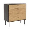 Kommode Mit 4 Schubladen MODERNIST In Schwarz-Natur -Home Decoration&Supplies butlers kommode mit 4 schubladen modernist in schwarz natur