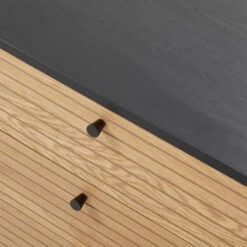 Kommode Mit 4 Schubladen MODERNIST In Schwarz-Natur -Home Decoration&Supplies butlers kommode mit 4 schubladen modernist in schwarz natur 8