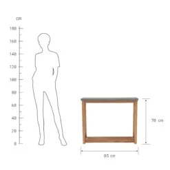 Konsole Mit Zementplatte CONCRETE In Natur-Grau -Home Decoration&Supplies butlers konsole mit zementplatte concrete in natur grau 3