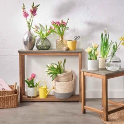 Konsole Mit Zementplatte CONCRETE In Natur-Grau -Home Decoration&Supplies butlers konsole mit zementplatte concrete in natur grau 7