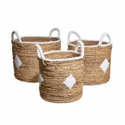 Korb Aus Bananenblatt Ø37cm BANANAS In Natur-Weiß 9 Korb Aus Bananenblatt Ø37cm BANANAS In Natur-Weiß -Home Decoration&Supplies butlers korb aus bananenblatt o37cm bananas in natur weiss 3