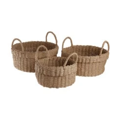 Korb Ø23cm PAPER BRAID In Natur -Home Decoration&Supplies butlers korb o23cm paper braid in natur 5