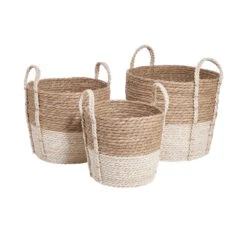 Korb Ø24cm BASIC BRAID In Natur -Home Decoration&Supplies butlers korb o24cm basic braid in natur 3