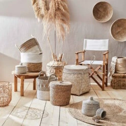 Korb Ø36cm WHITE BEACH In Natur-Weiß 9 Korb Ø36cm WHITE BEACH In Natur-Weiß -Home Decoration&Supplies butlers korb o36cm white beach in natur weiss 1