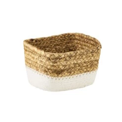Korb Rechteckig L 17 X B 12cm RUSH ROPE In Natur-Weiß -Home Decoration&Supplies butlers korb rechteckig l 17 x b 12cm rush rope in natur weiss 2