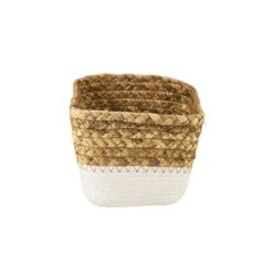 Korb Rechteckig L 17 X B 12cm RUSH ROPE In Natur-Weiß -Home Decoration&Supplies butlers korb rechteckig l 17 x b 12cm rush rope in natur weiss 3