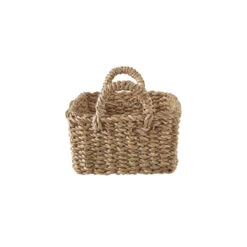 Korb Rechteckig L 25 X B 20cm ERLA In Natur -Home Decoration&Supplies butlers korb rechteckig l 25 x b 20cm erla in natur 2