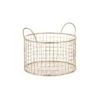 Korb Rund Ø22cm HOOP In Gold -Home Decoration&Supplies butlers korb rund o22cm hoop in gold