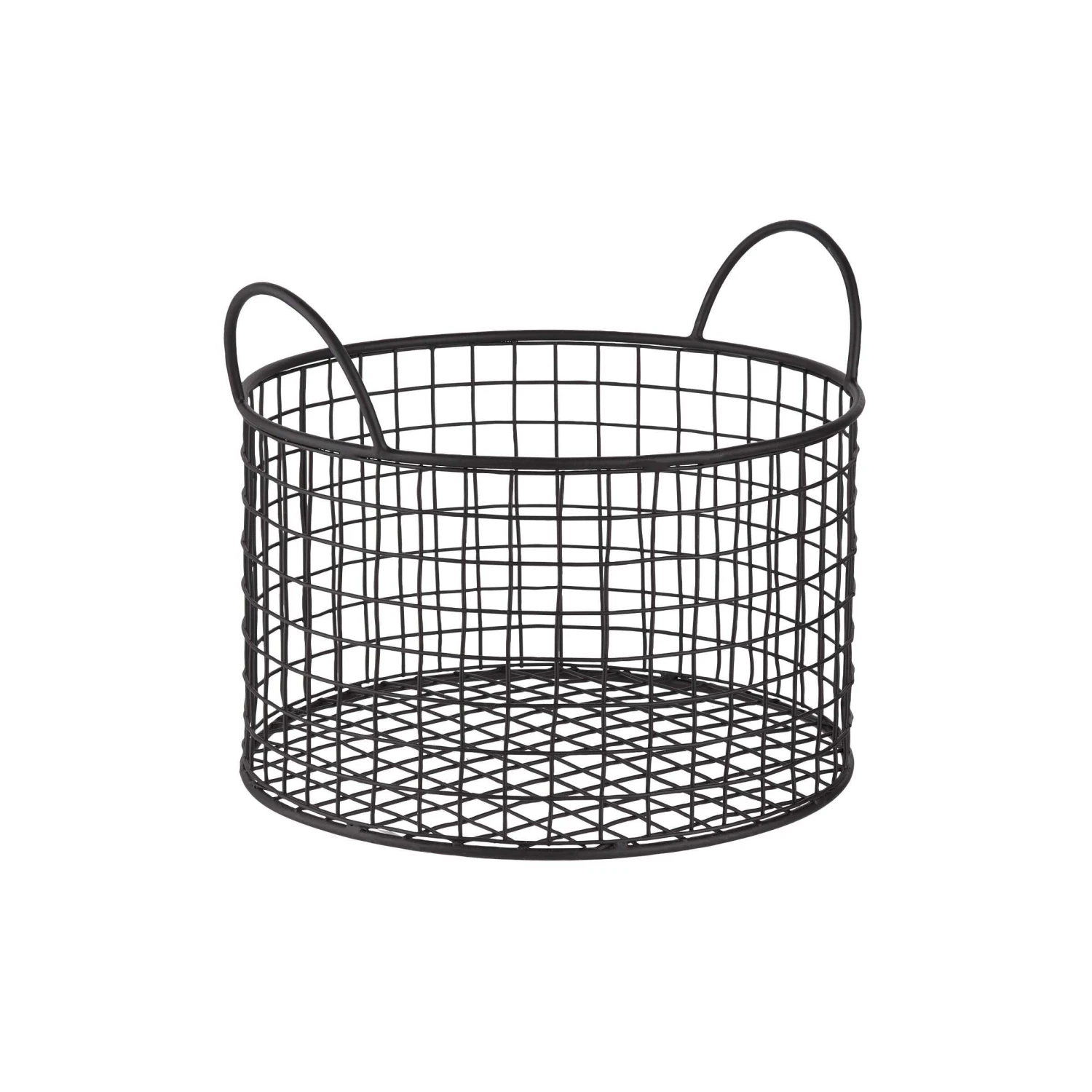 Korb Rund Ø22cm HOOP In Schwarz 3 Korb Rund Ø22cm HOOP In Schwarz