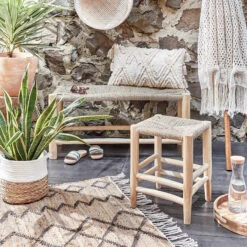 Korb Rund Ø26cm COTTON BRAID In Natur-Weiß -Home Decoration&Supplies butlers korb rund o26cm cotton braid in natur weiss 4