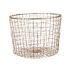 Korb Rund Ø32cm GRID In Gold -Home Decoration&Supplies butlers korb rund o32cm grid in gold