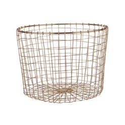 Korb Rund Ø32cm GRID In Gold