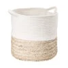 Korb Rund Ø35cm COTTON BRAID In Natur-Weiß -Home Decoration&Supplies butlers korb rund o35cm cotton braid in natur weiss