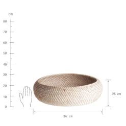Korb Rund Ø36cm RONDA In Natur -Home Decoration&Supplies butlers korb rund o36cm ronda in natur 2