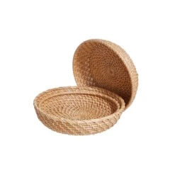 Korbschale Rattan Ø20cm RONDA In Natur -Home Decoration&Supplies butlers korbschale rattan o20cm ronda in natur 2