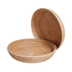 Korbschale Rattan Ø33cm RONDA In Natur -Home Decoration&Supplies butlers korbschale rattan o33cm ronda in natur 2