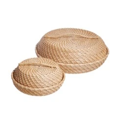 Korbschale Rattan Ø33cm RONDA In Natur -Home Decoration&Supplies butlers korbschale rattan o33cm ronda in natur 4