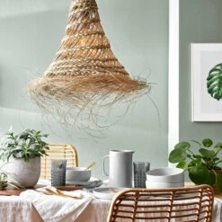 Lampenschirm Höhe 50cm BOMAS In Natur -Home Decoration&Supplies butlers lampenschirm hohe 50cm bomas in natur 7